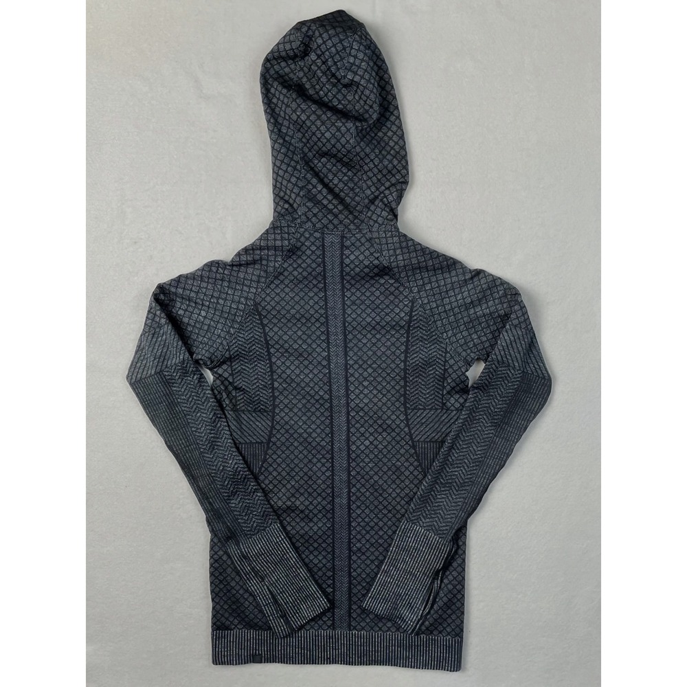 Lululemon Hooded Knit Pullover Thumbholes Slim Fit - Picture 3 of 8